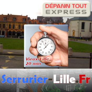 Serrurier Vieux-Lille | Dispo 24h/7j sous 20min | Dépanneur Urgentiste 24 24 Agréé Assurance  Vieux-Lille